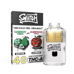 Switch Liquid Diamonds THC-A + HHC Vaporizer - 4000mg